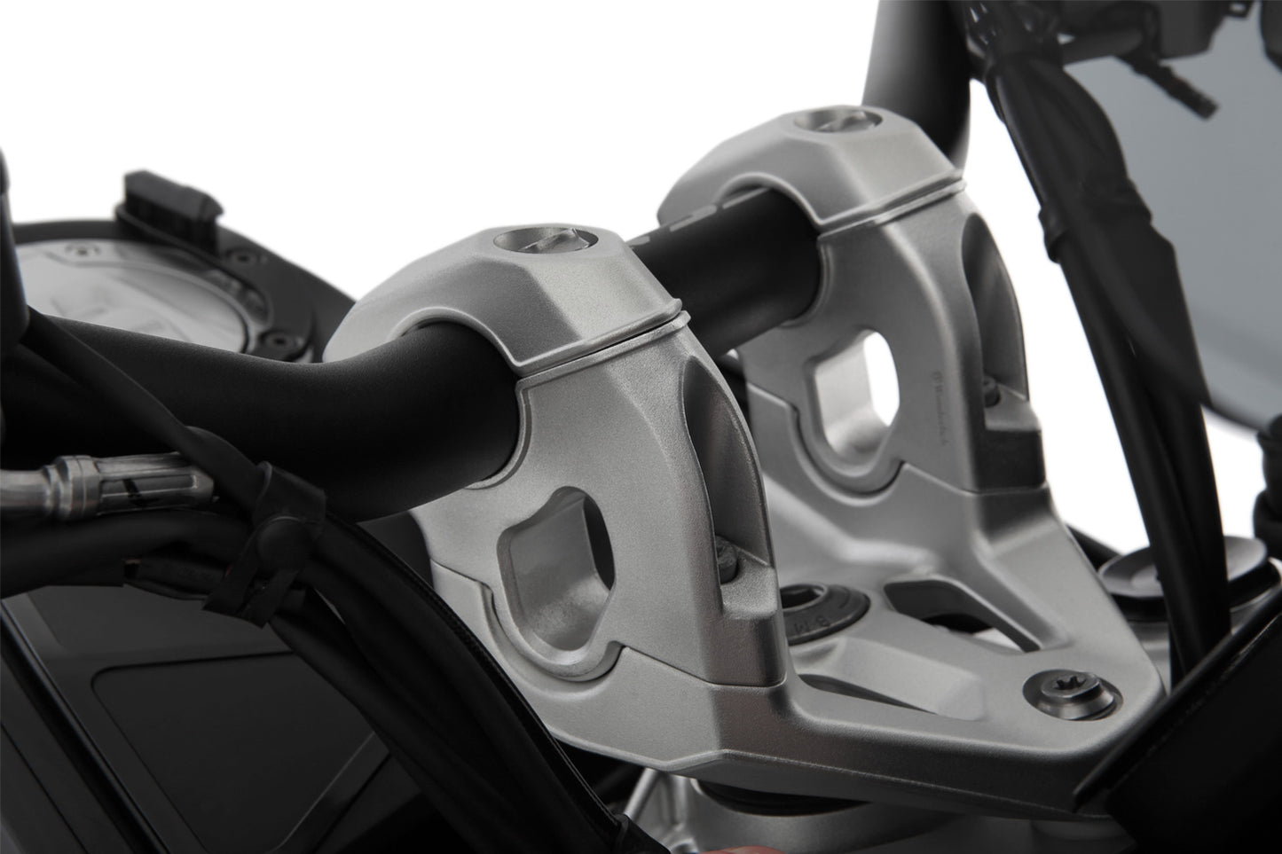 Wunderlich - ERGO+ handlebar riser R 1300 GS - silver