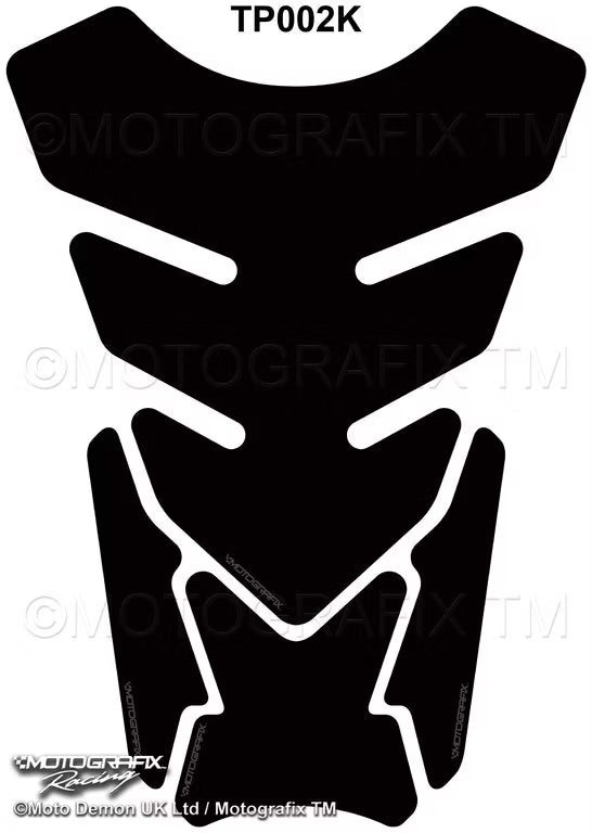 Motografix - Universal Plain Motorcycle Tank Pad Protector 3D Gel