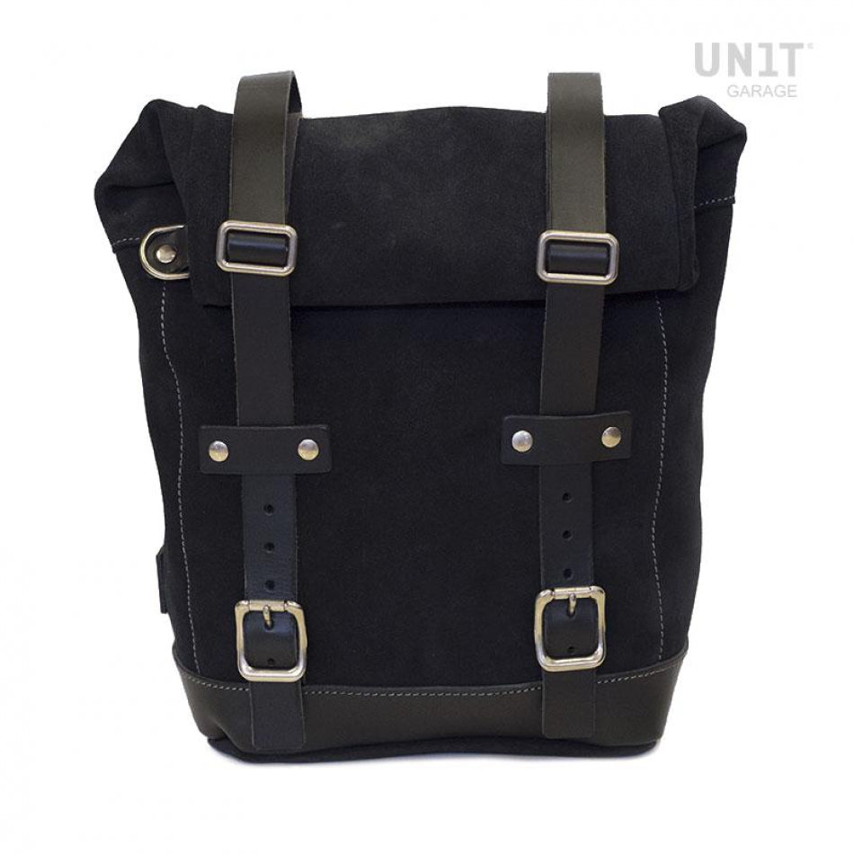 Unit Garage - Waxed suede side pannier 10L-14L