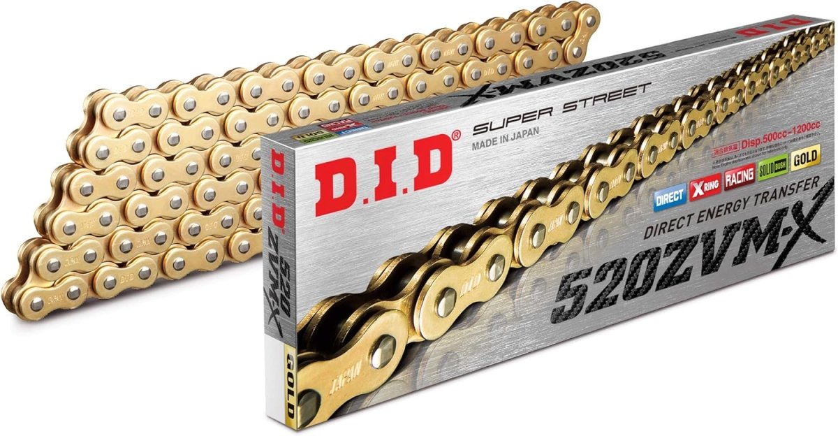 DID 520ZVM - X G&G - 120ZB - MAKINA MOTO