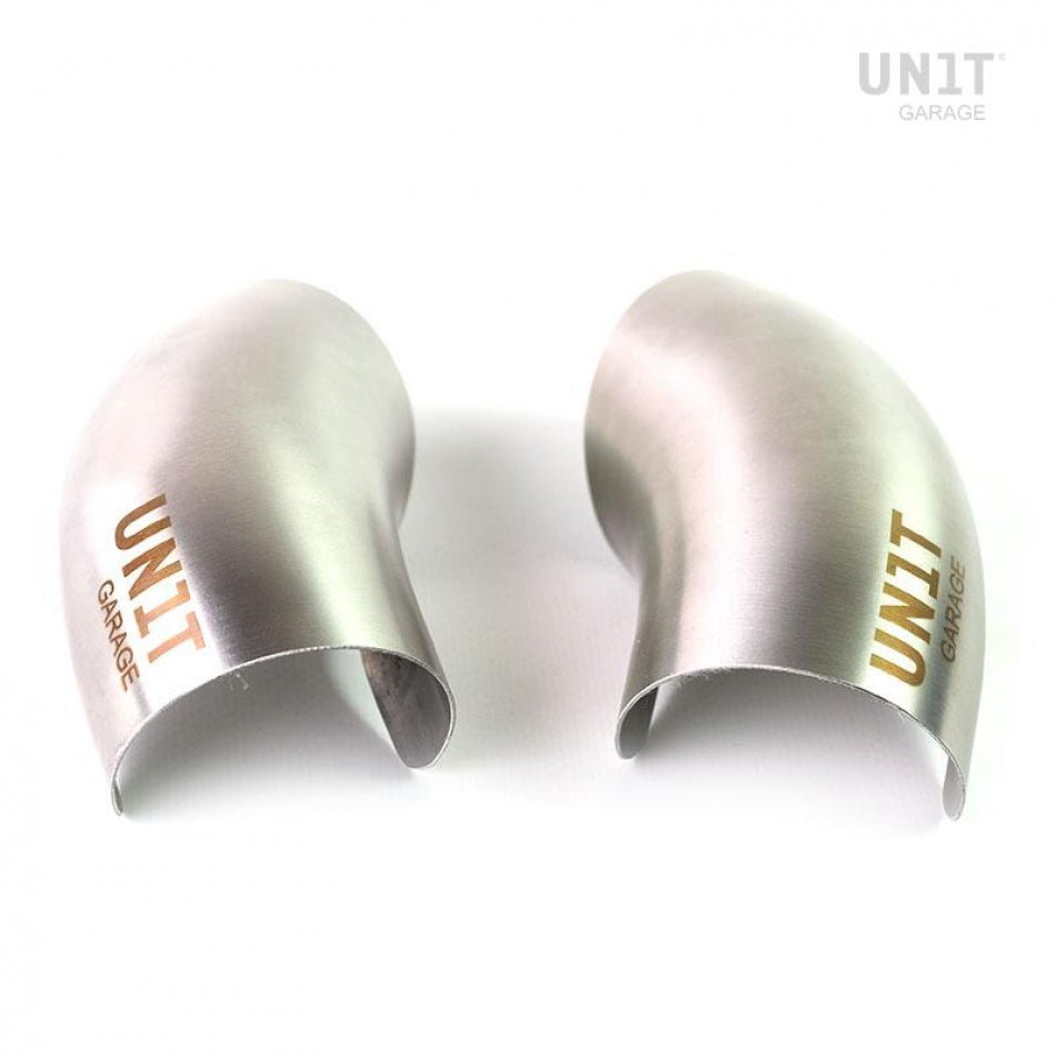 PAIR OF INOX INTAKE COVER - MAKINA MOTO