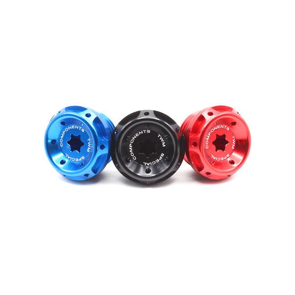 TWM Oil Filler Cap M24x2 Blue - MAKINA MOTO