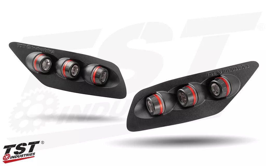 TST Integrated Tail Light Black - MAKINA MOTO